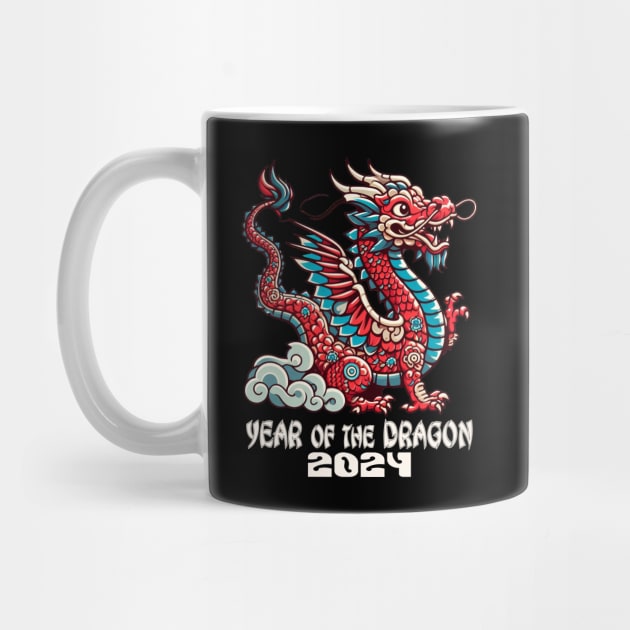 Happy New Year 2024 Chinese New Year 2024 Year of the Dragon by Etopix